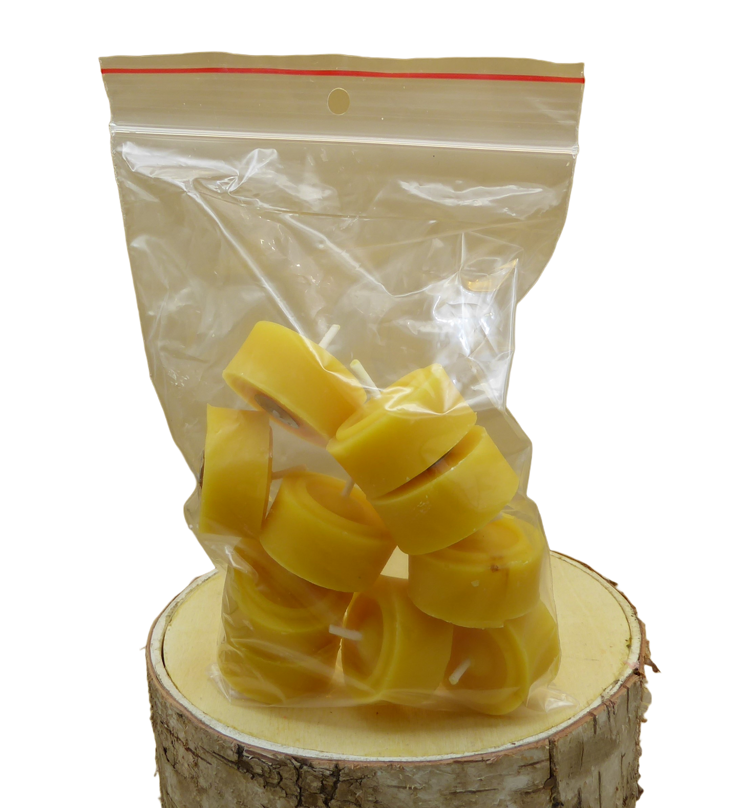 Teelicht aus Bienenwachs - Imkerei Doll